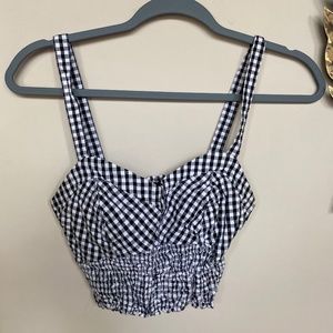 Gingham Crop Top
